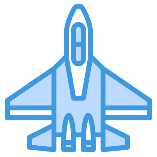 flugzeug itim2101 Blue icon