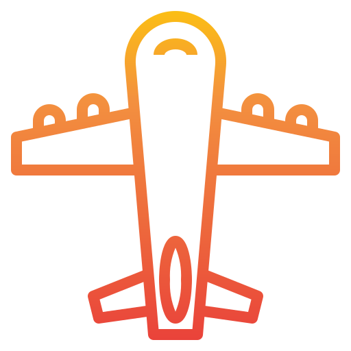 Plane itim2101 Gradient icon