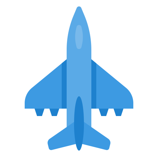 vliegtuig itim2101 Flat icoon