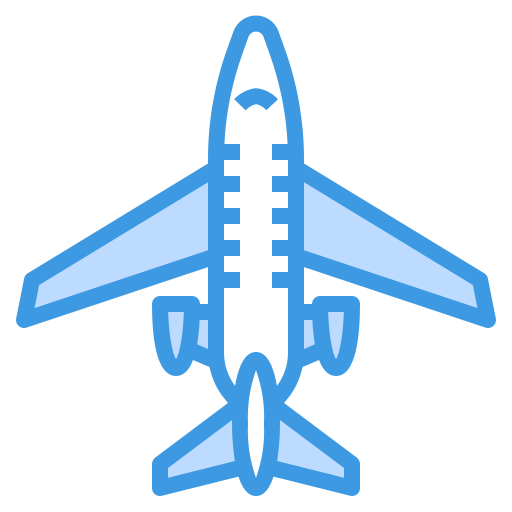 비행기 itim2101 Blue icon