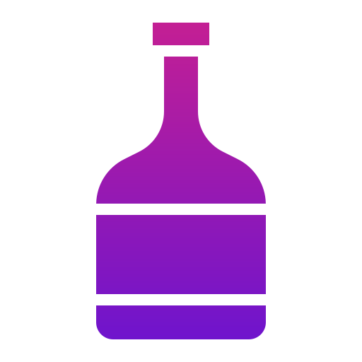 botella Generic Flat Gradient icono