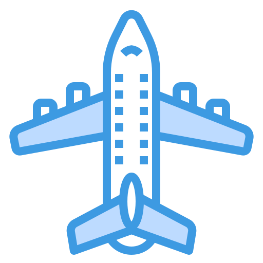 비행기 itim2101 Blue icon