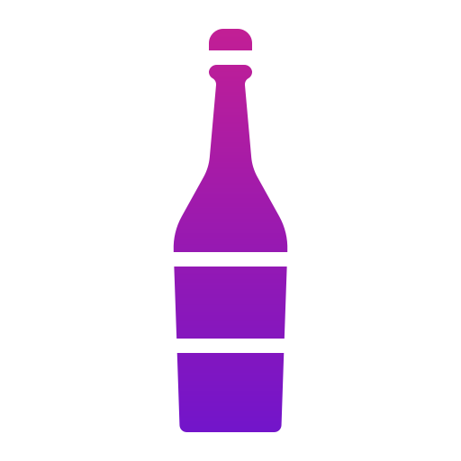 fles Generic Flat Gradient icoon