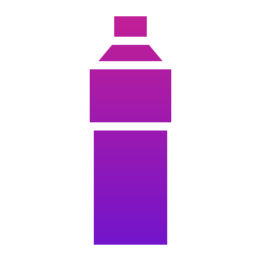 botella Generic Flat Gradient icono