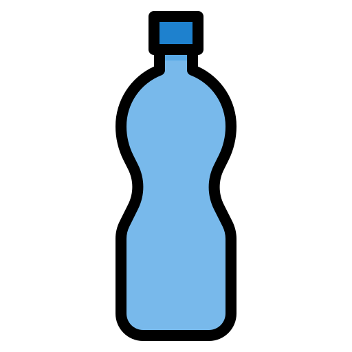 Бутылка itim2101 Lineal Color иконка