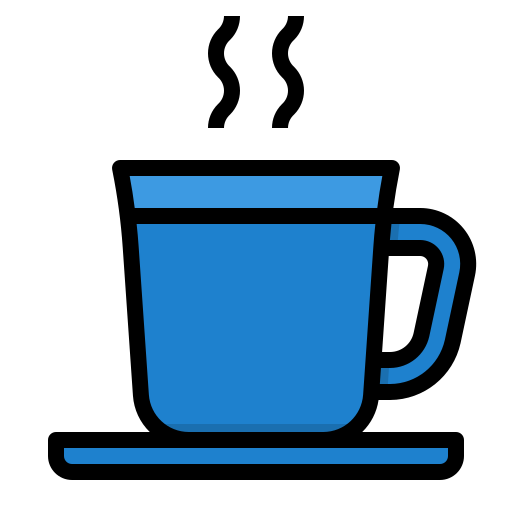 tazza di caffè itim2101 Lineal Color icona