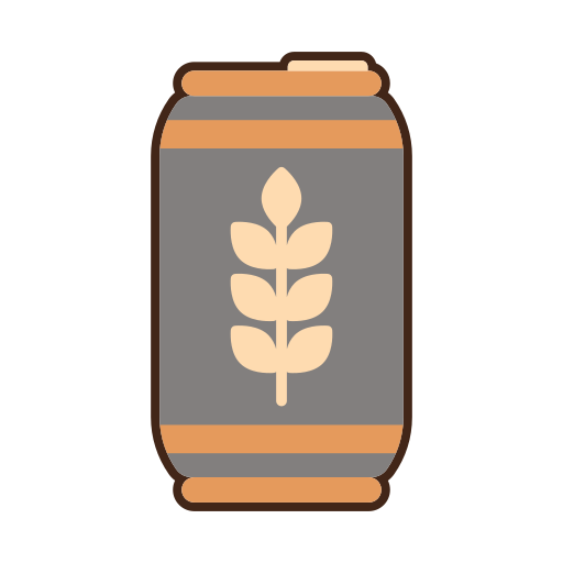 Пиво Flaticons Lineal Color иконка