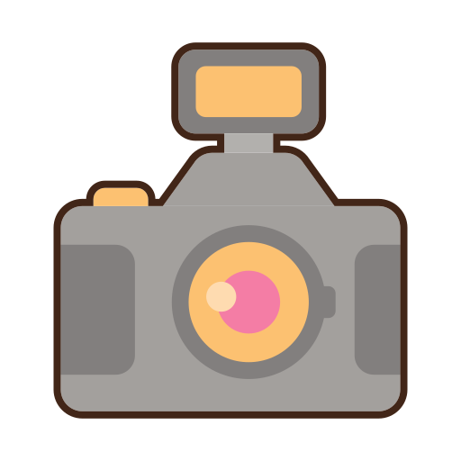 cámara Flaticons Lineal Color icono