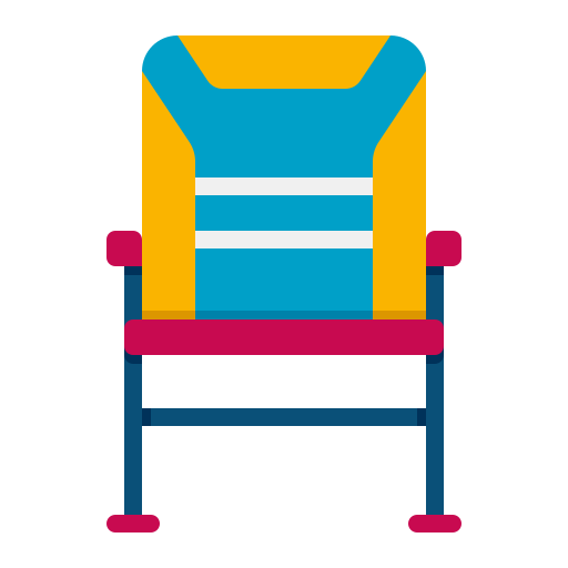 折りたたみ椅子 Flaticons Flat icon