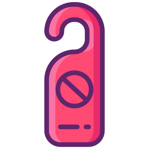 Do not disturb Flaticons Lineal Color icon