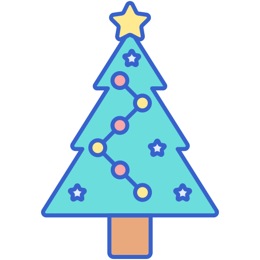 Рождество Flaticons Lineal Color иконка