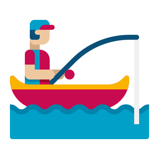 kayak Flaticons Flat icona