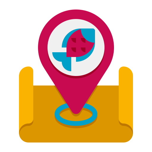 mapa Flaticons Flat icono