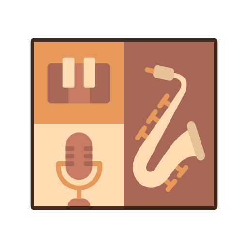 jazz Flaticons Lineal Color icoon