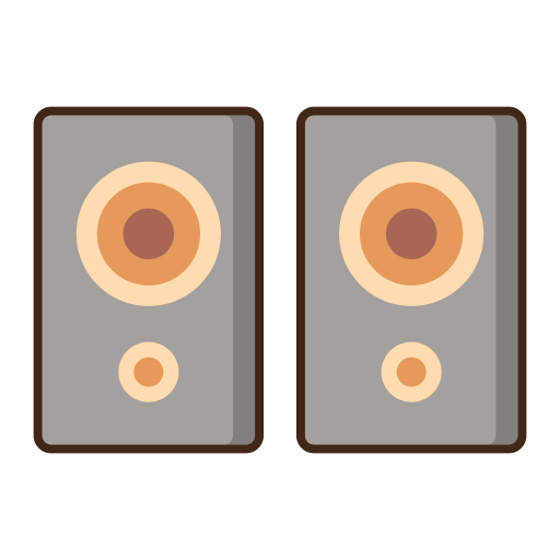 Loudspeakers Flaticons Lineal Color icon
