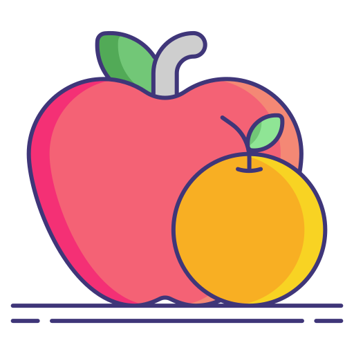 frutas Flaticons Lineal Color icono
