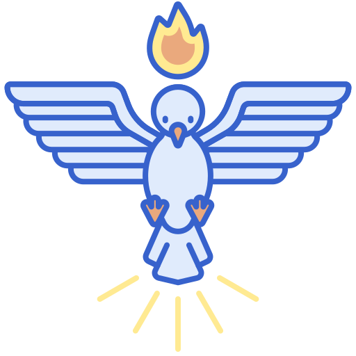 Holy ghost Flaticons Lineal Color icon