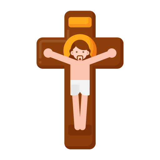 jezus standbeeld Flaticons Flat icoon