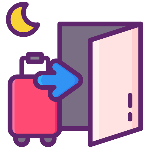 check-in Flaticons Lineal Color icon