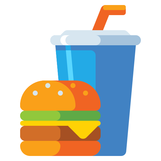 comida rápida Flaticons Flat icono