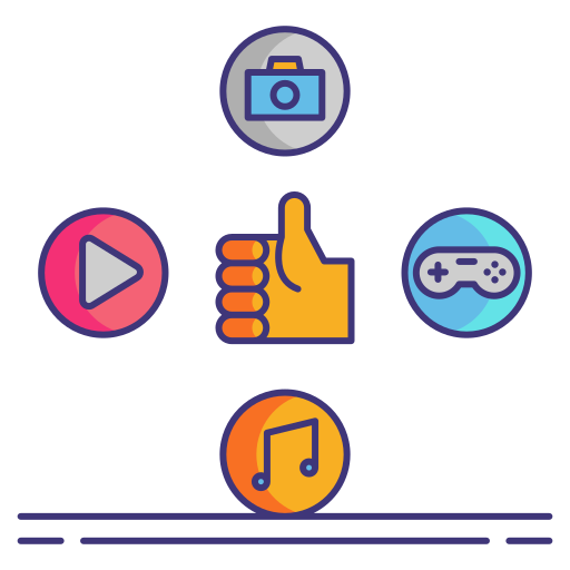 hobby Flaticons Lineal Color icon