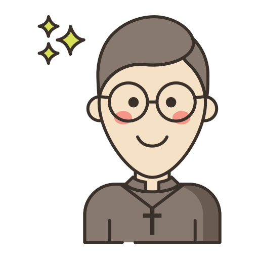 priester Flaticons Lineal Color icon