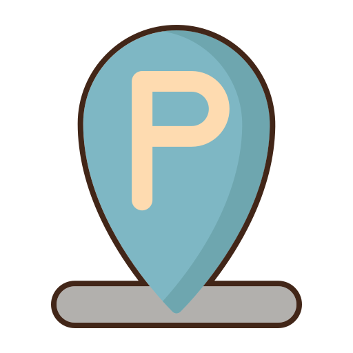 Parking area Flaticons Lineal Color icon