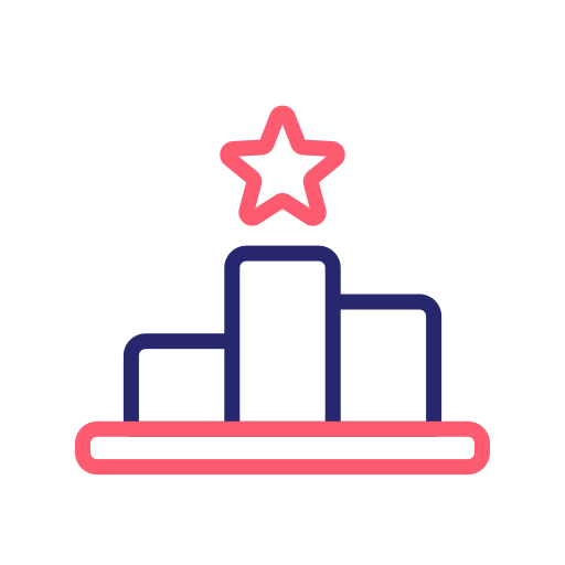 Podium Generic Outline Color icon