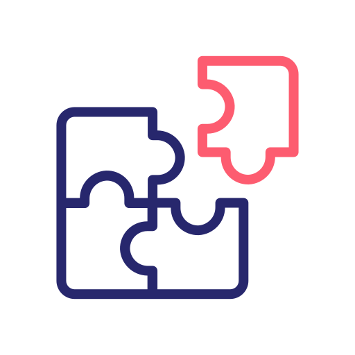 Puzzle game Generic Outline Color icon