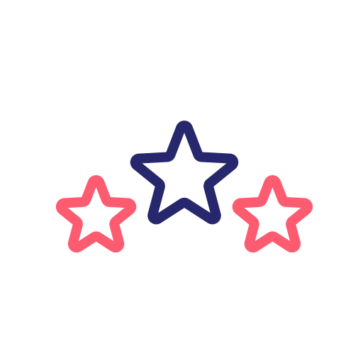 Star Generic Outline Color icon