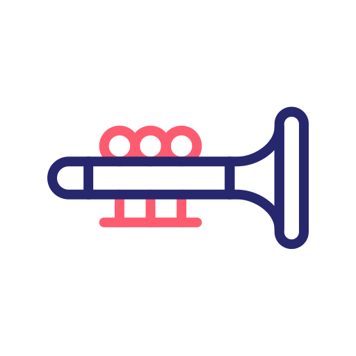clarinete Generic Outline Color icono