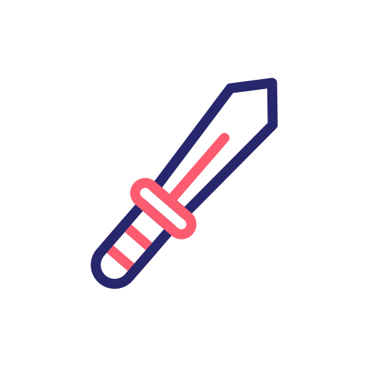 Swords Generic Outline Color icon