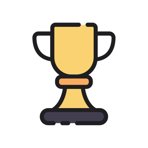 Trophy Good Ware Lineal Color icon