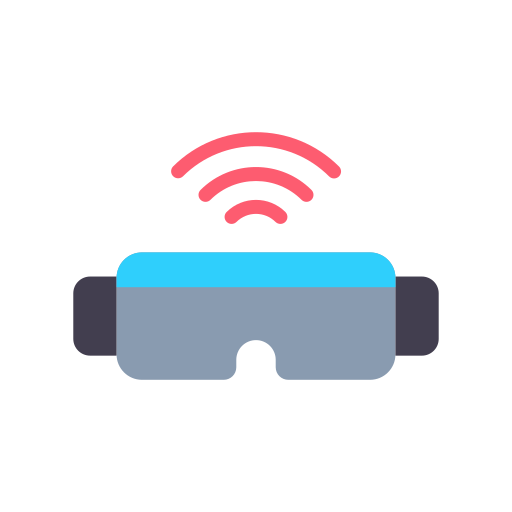 gafas de realidad virtual Good Ware Flat icono