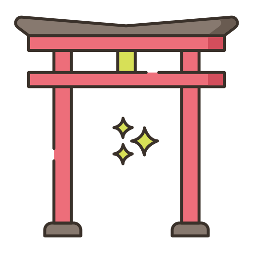 torii-tor Flaticons Lineal Color icon