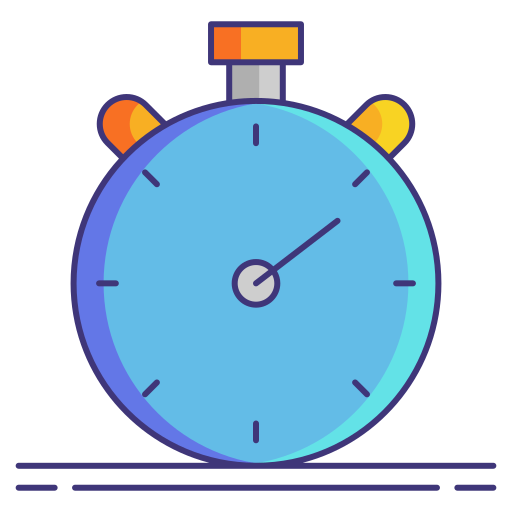stopwatch Flaticons Lineal Color icoon