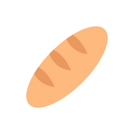 Bread Good Ware Flat icon