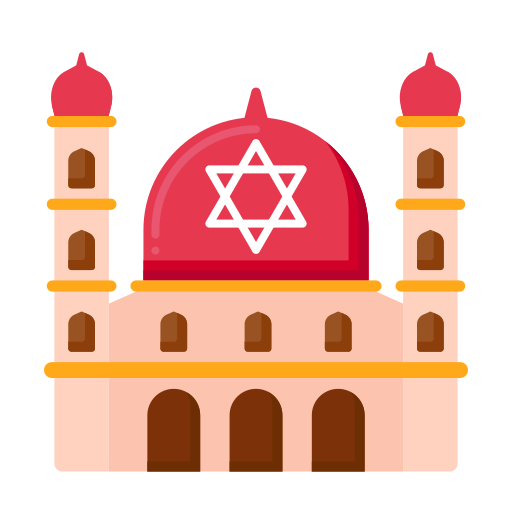 Synagogue Flaticons Flat icon