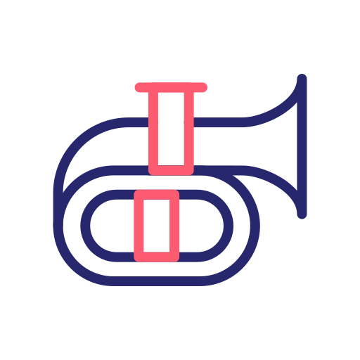 tuba Generic Outline Color icono