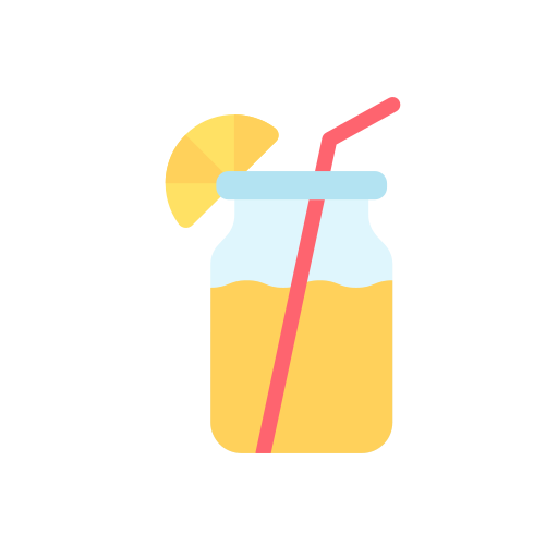 Orange juice Good Ware Flat icon