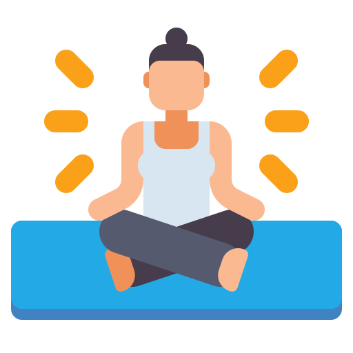yoga Flaticons Flat icono