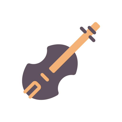 Violin Good Ware Flat icon