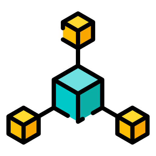 blockchain Good Ware Lineal Color icon
