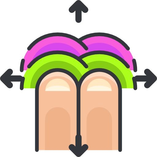 Палец Roundicons Premium Lineal Color иконка