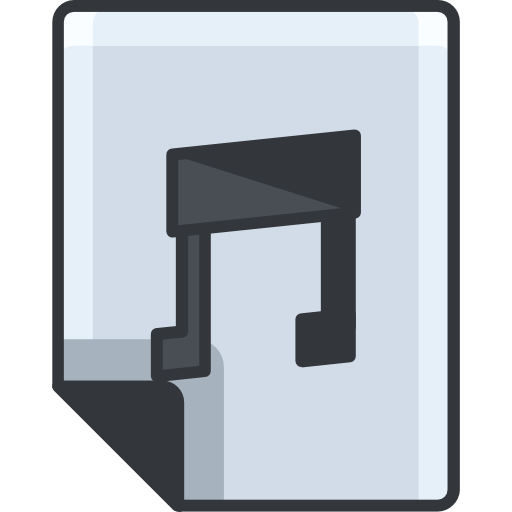 plik audio Roundicons Premium Lineal Color ikona