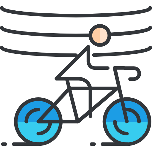 ciclismo Roundicons Premium Lineal Color icono