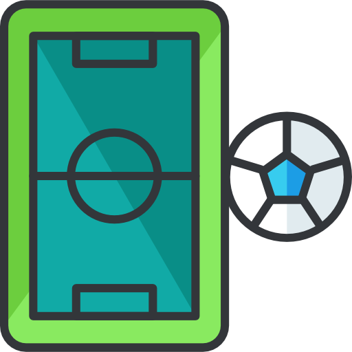 fußball Roundicons Premium Lineal Color icon