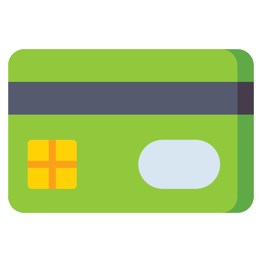 carta di credito Flaticons Flat icona