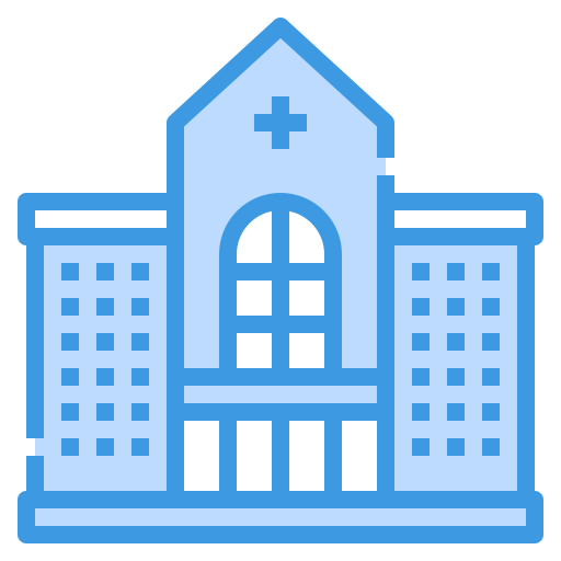 budynek szpitala itim2101 Blue ikona