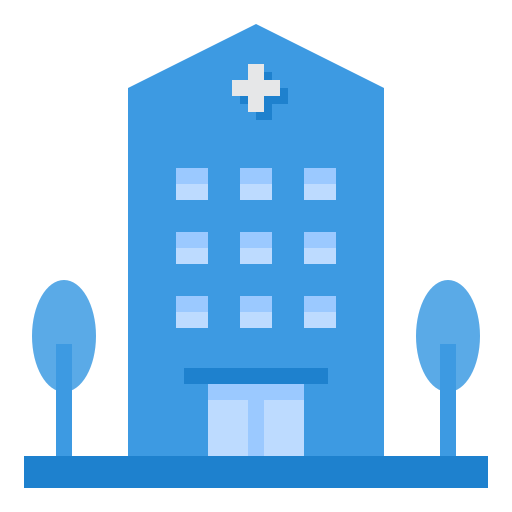 krankenhausgebäude itim2101 Flat icon
